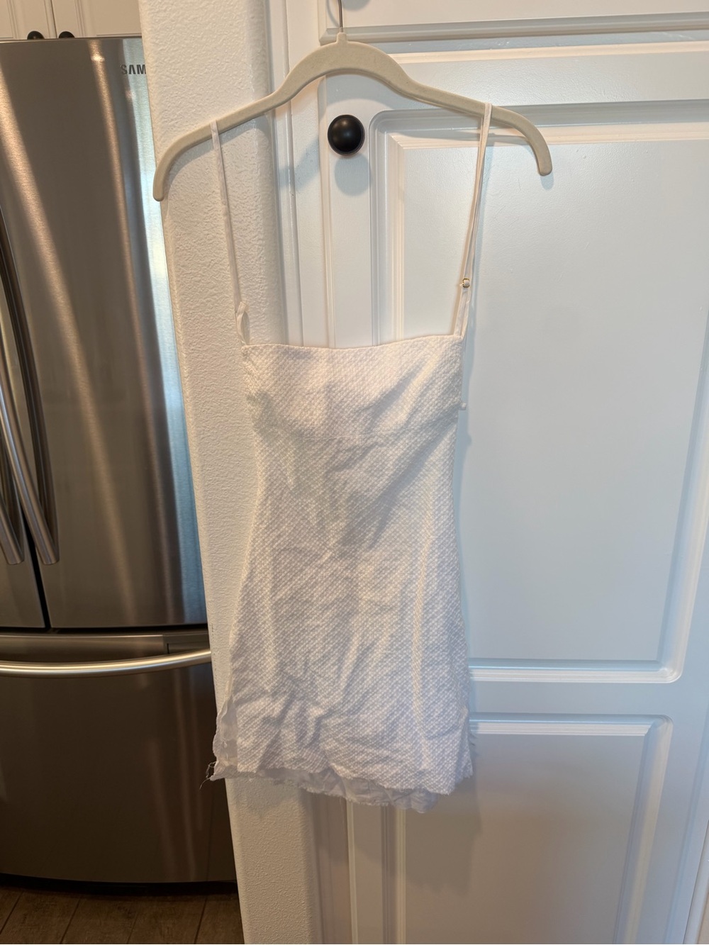 AREYOUAMI Mini Dress with Spaghetti Straps